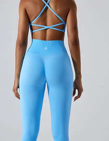 Blue Serenity Female Yoga Bra/Pants