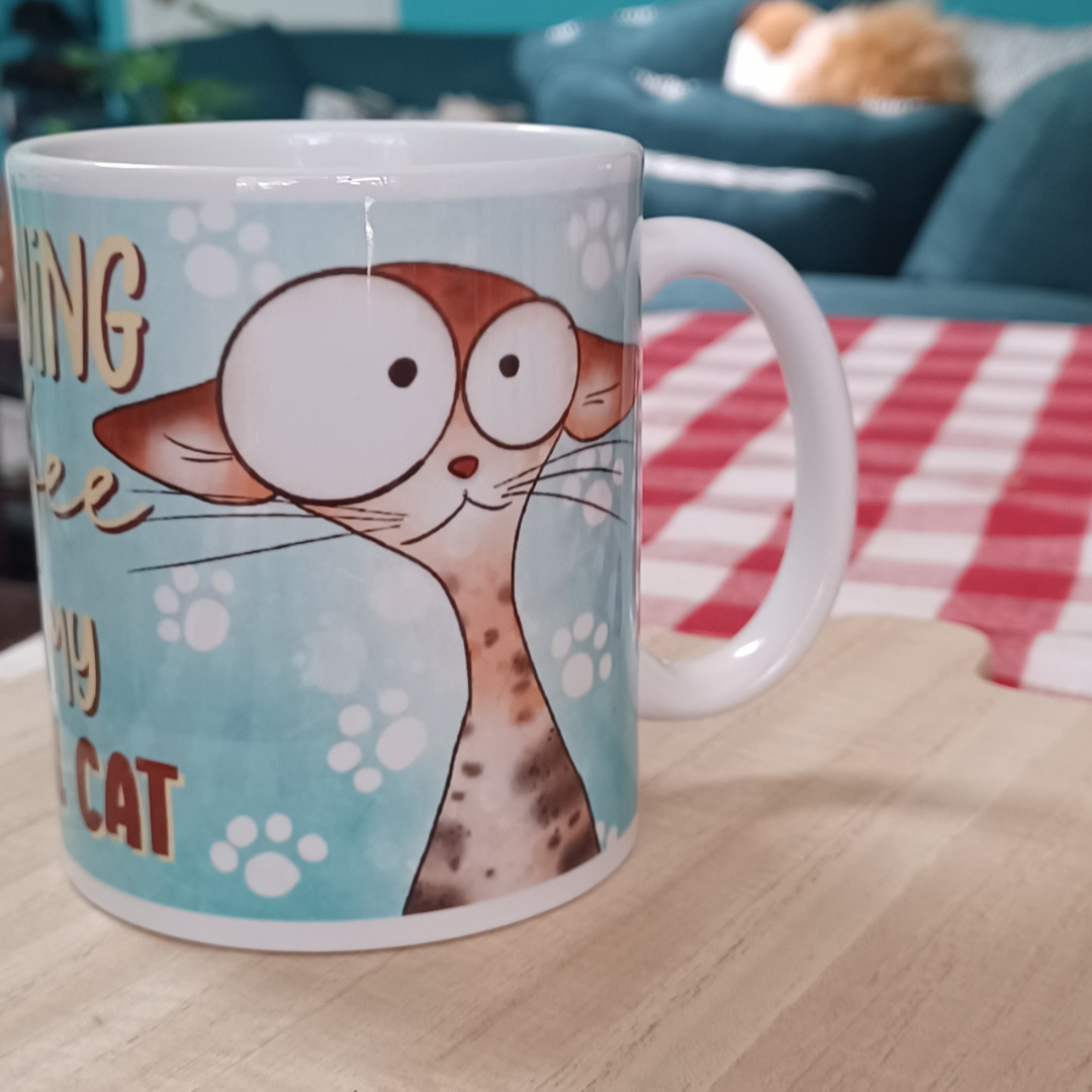 Cat Lover’s Mug – Bengal Cat Design | 11 oz & 15 oz 