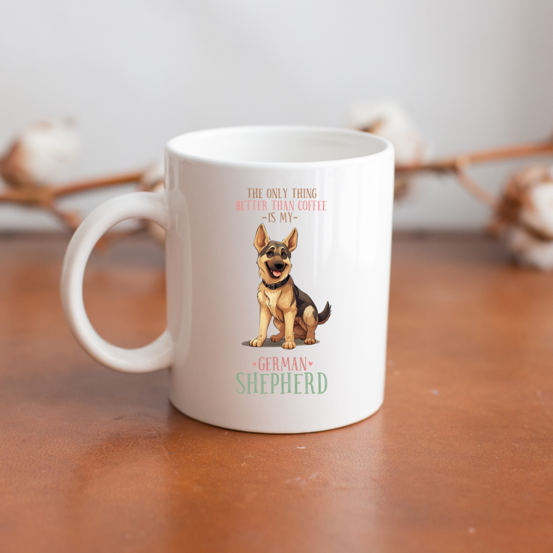 Funny Dog Breed Mugs – Pet Lover Gifts – 11 oz & 15 oz Ceramic