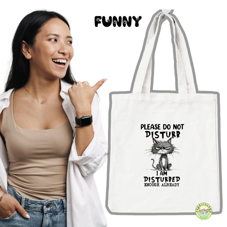 Funny Cat Theme Tote