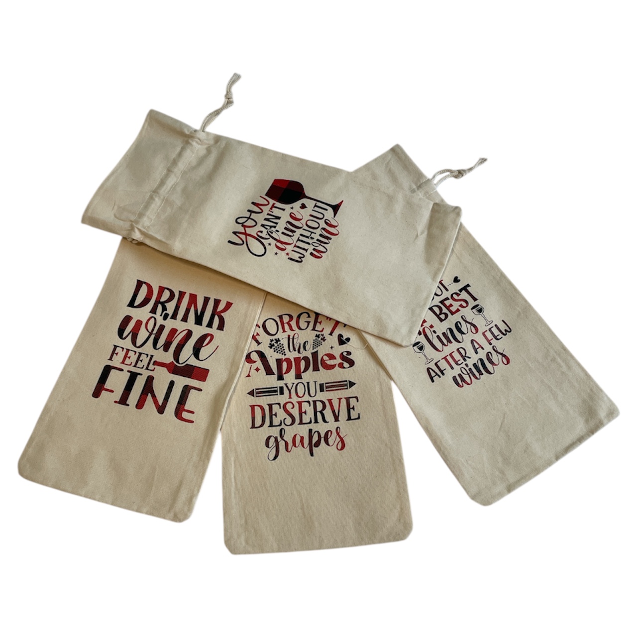 Decorative Wine Totes
