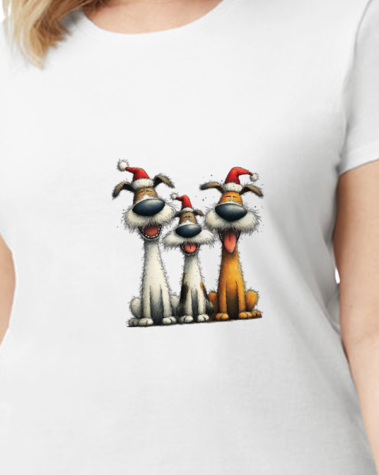 Quirky Dog Christmas T-Shirt – Funny Holiday Tee for Dog Lovers
