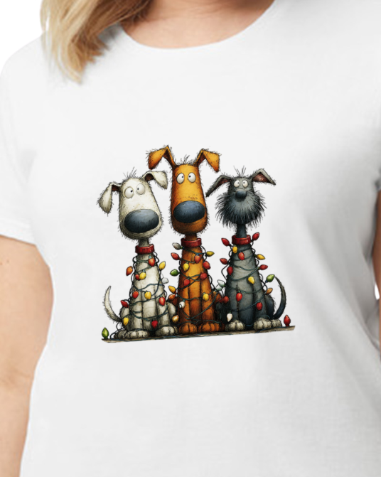 Quirky Dog Christmas T-Shirt – Funny Holiday Tee for Dog Lovers