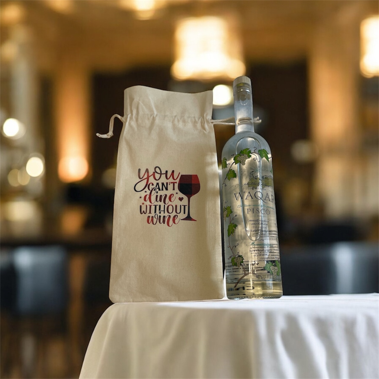  Decorative Wine Totes