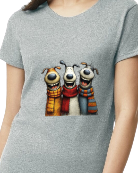 Quirky Dog Christmas T-Shirt – Funny Holiday Tee for Dog Lovers