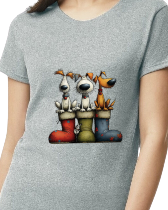 Quirky Dog Christmas T-Shirt – Funny Holiday Tee for Dog Lovers
