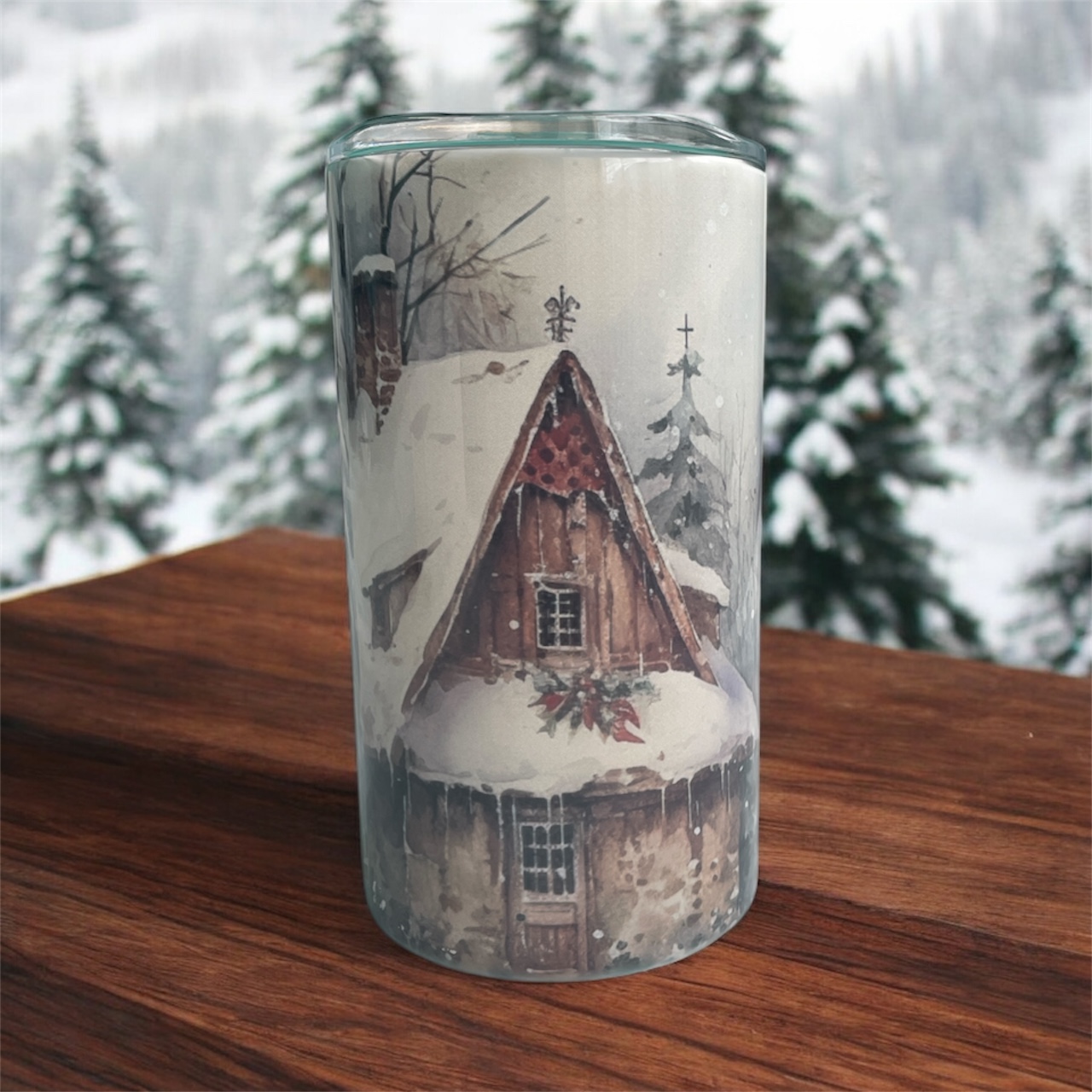 Christmas Gnome Skinny Tumbler 12oz – Stainless Steel Insulated Cup with Lid & Straw – “Christmas Calories Don’t Count” – Holiday Travel Mug for Hot & Cold Drinks – Cute Christmas Gift for Women, Men & Kids