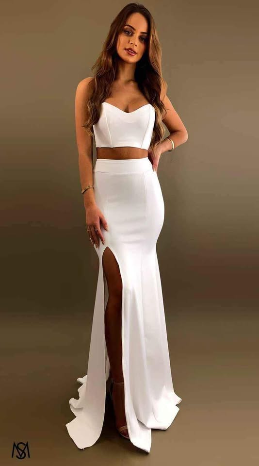 Vestido elegante blanco
