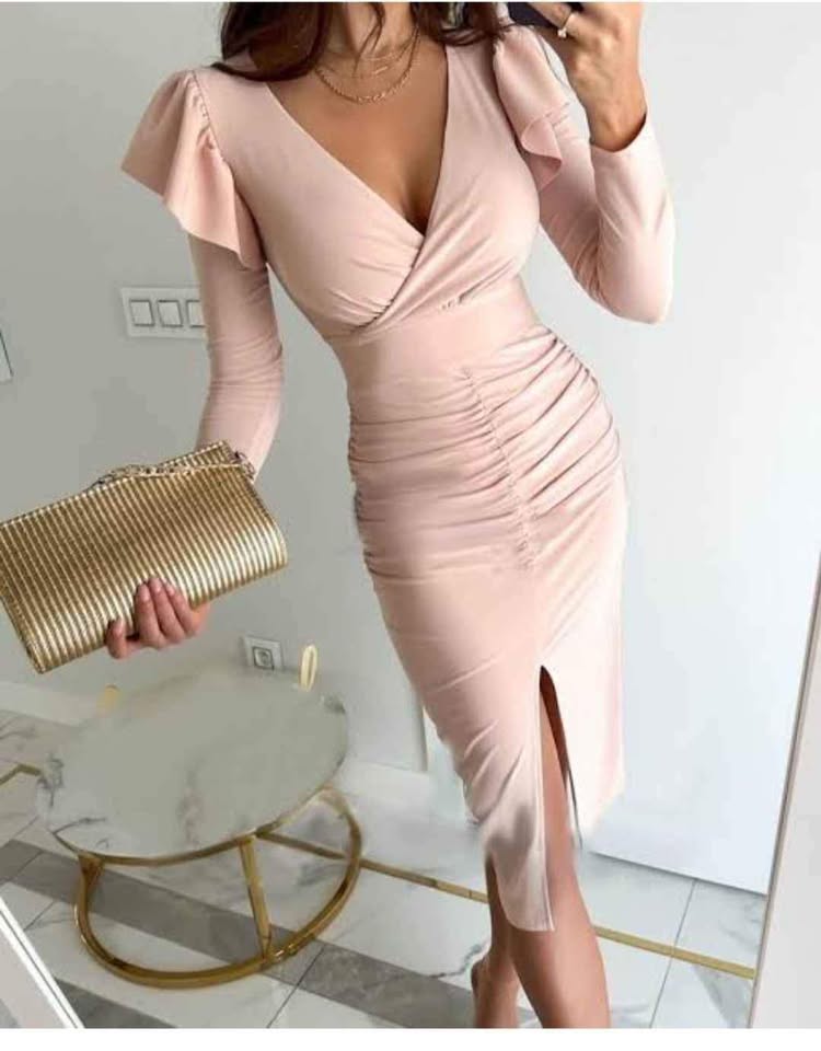 Vestido de fiesta rosa