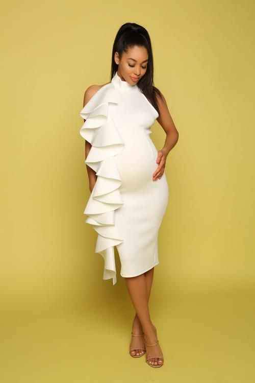 Vestido de maternidad elegante