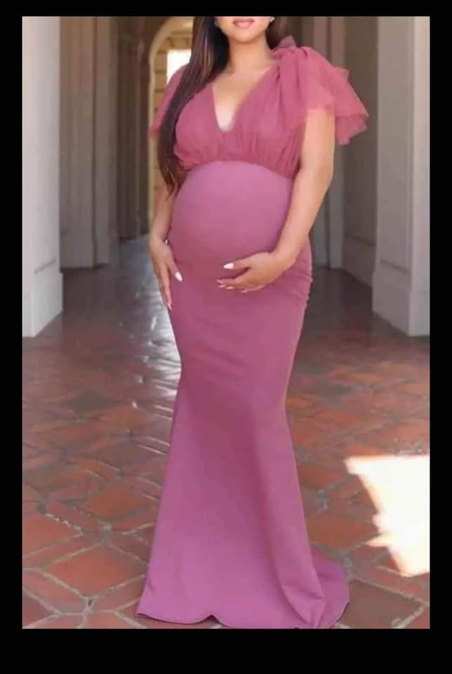 Vestido de embarazo elegante