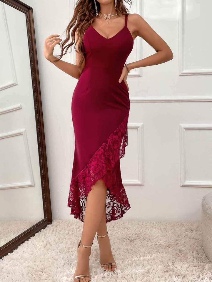 Vestido rojo elegante