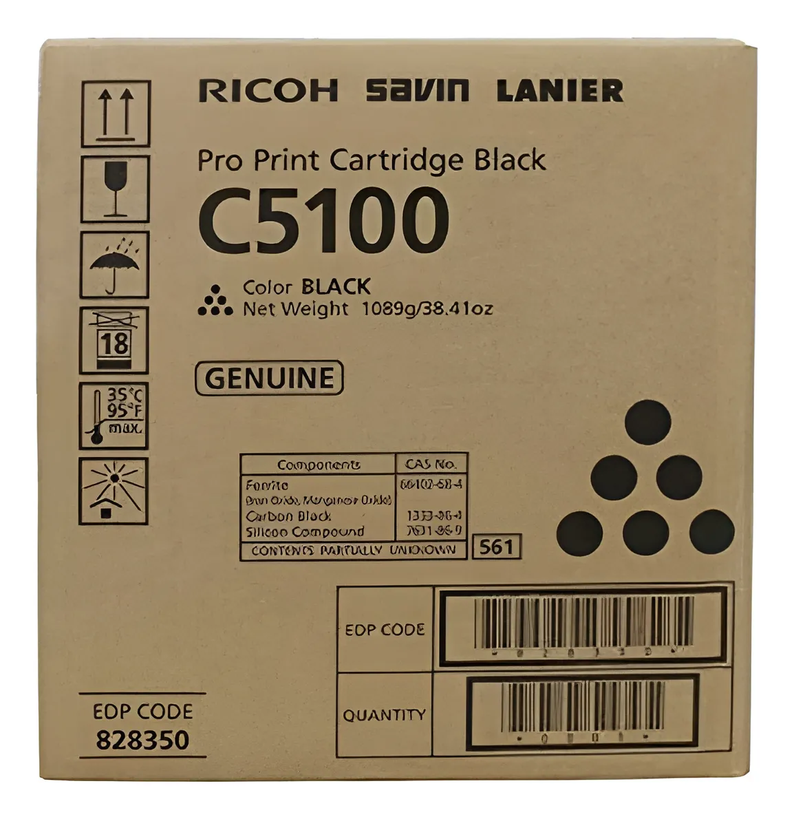 Toner Original Ricoh Pro C 5100 Color Negro Negro