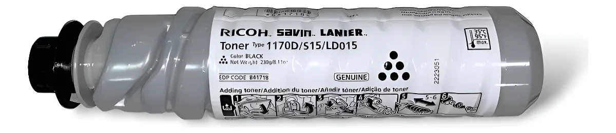 Toner Ricoh 1170d Original Mp1515 Mp161 Mp171 Mp 201 1170 D Negro