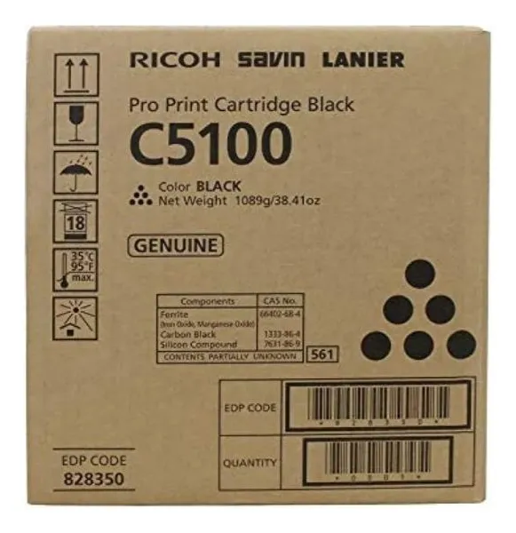 Toner Original Ricoh Pro C 5100 Color Negro Negro