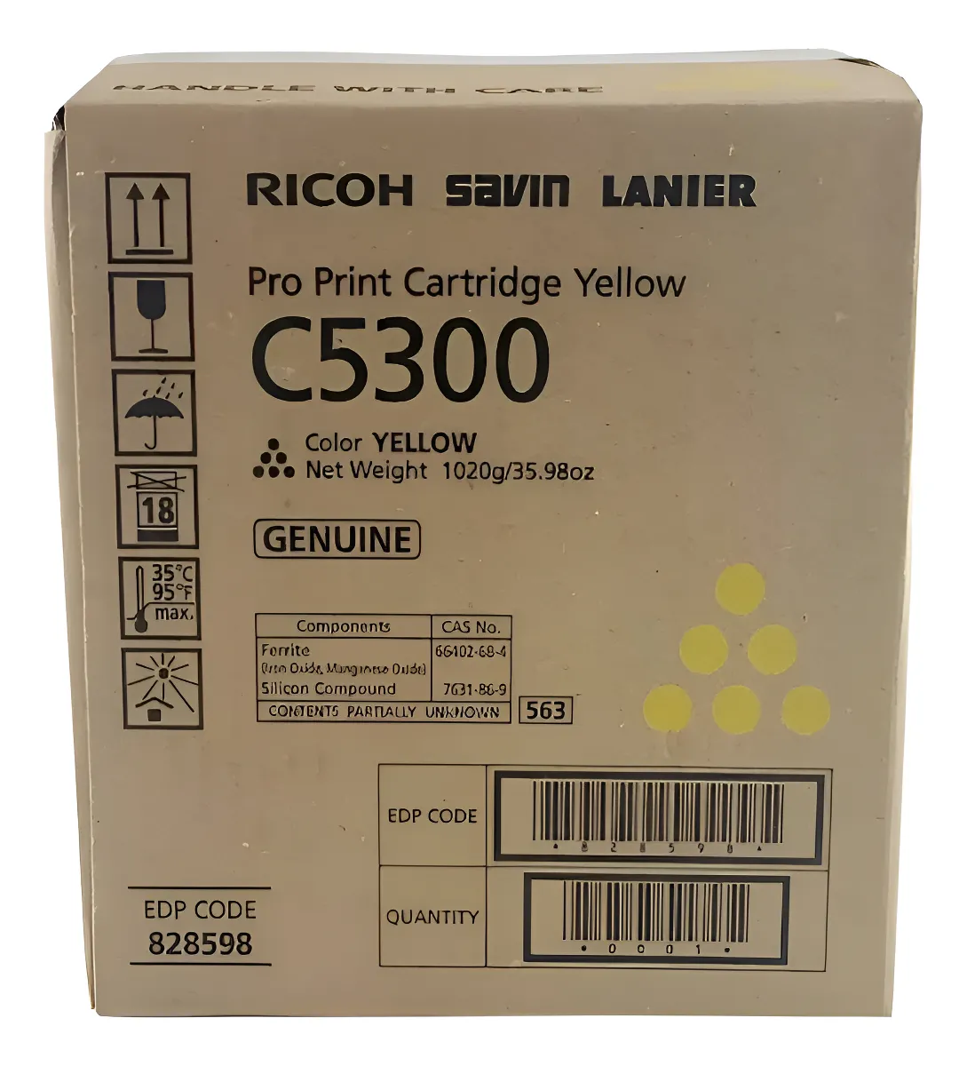 Toner Original Ricoh Pro C5300 Amarillo Amarillo