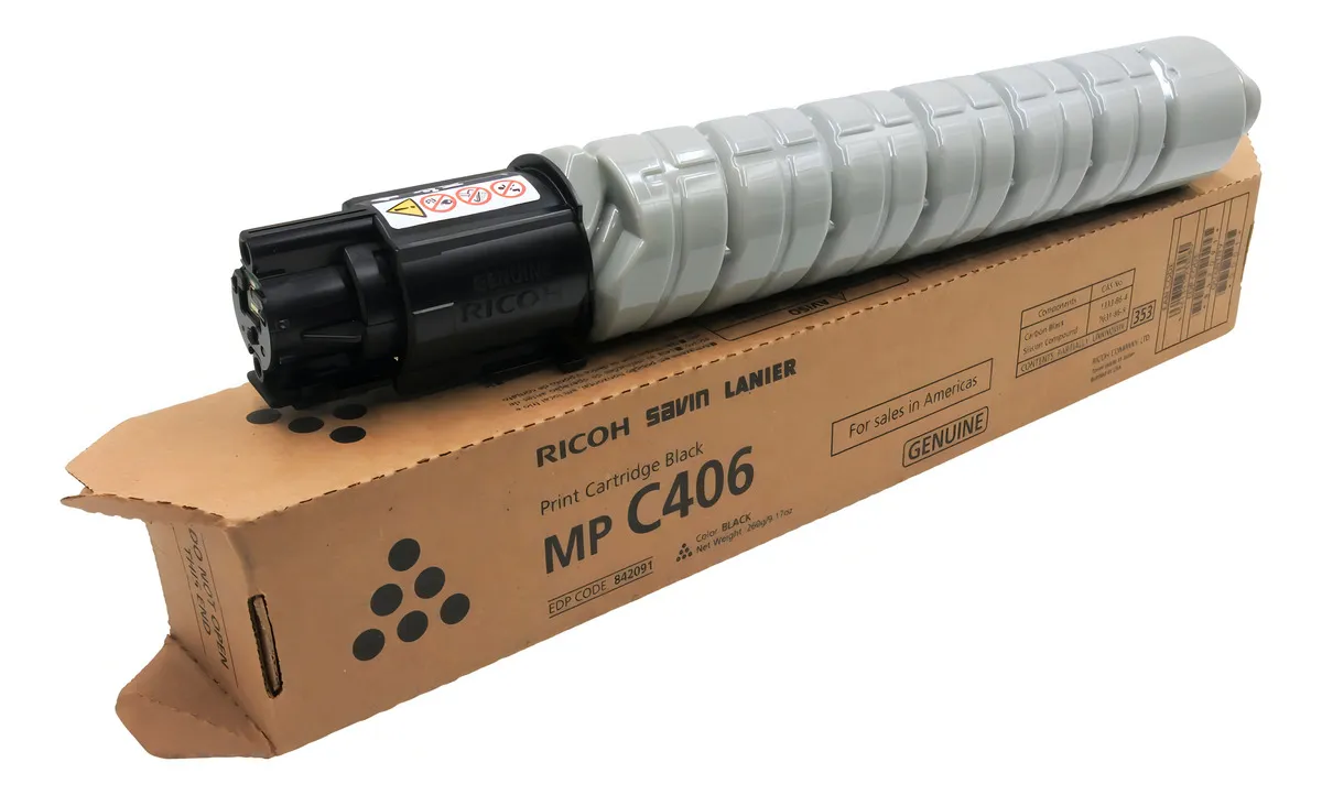 Tóner Original Negro Ricoh Mpc 306 307 406 407 Negro