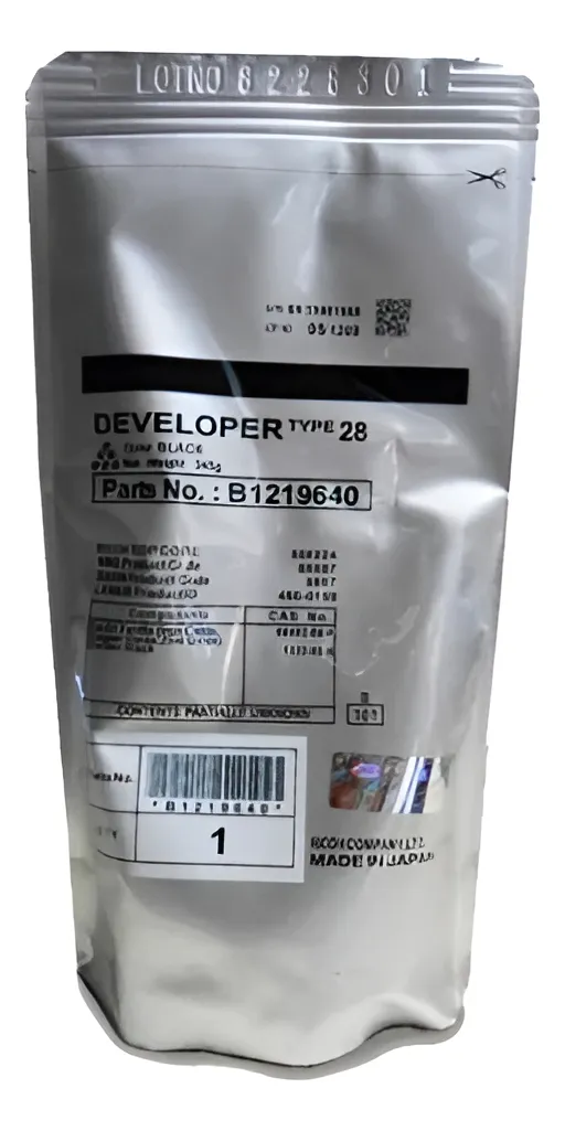 Revelador Original Ricoh Type 28 Mp 2000 2500 2510 2553 3010 Negro