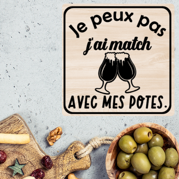 Dessous de verre thème apéritif