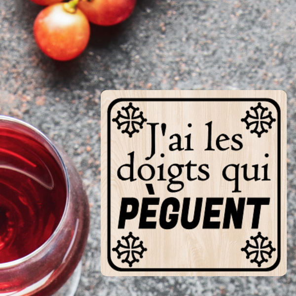 Dessous de verre thème expressions occitanes