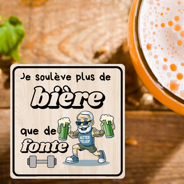 Dessous de verres thème bière