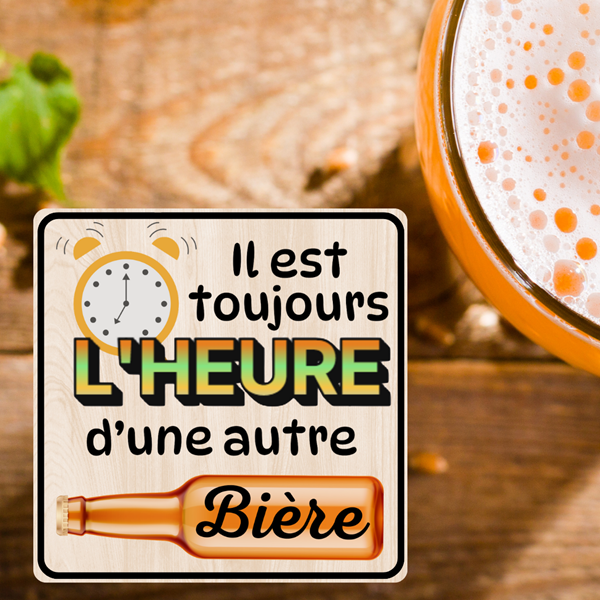 Dessous de verres thème bière