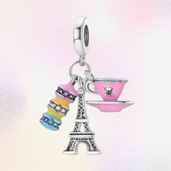 Charm en argent tour Effeil