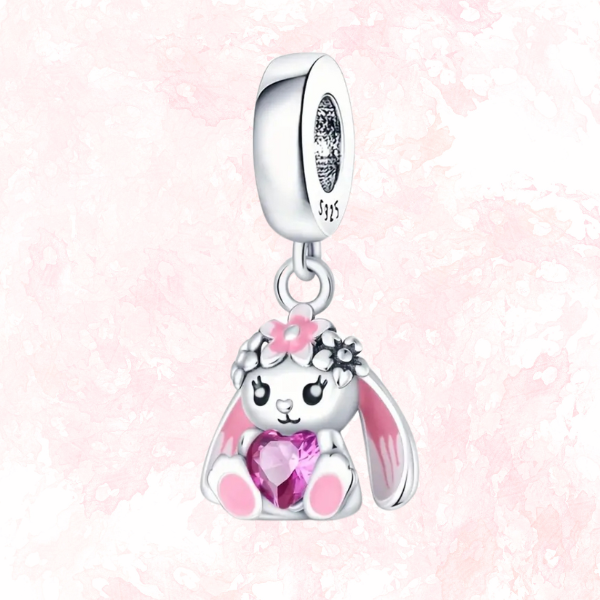 Charm en argent lapin