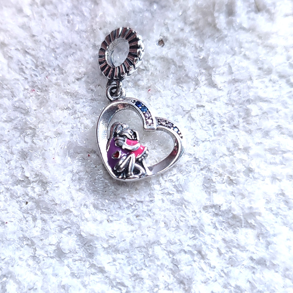 Charm en argent mère et fille