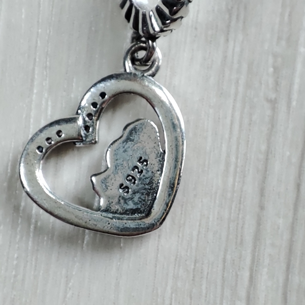 Charm en argent mère et fille