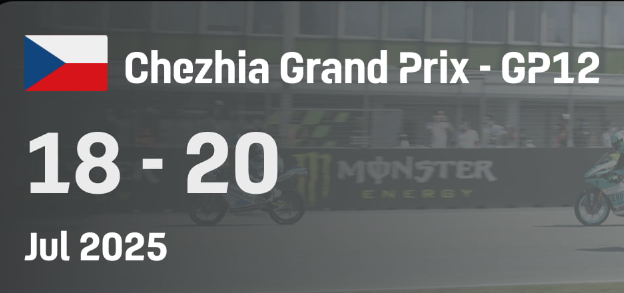 LINK LIVE MotoGP Chezhia 18-20july 2025