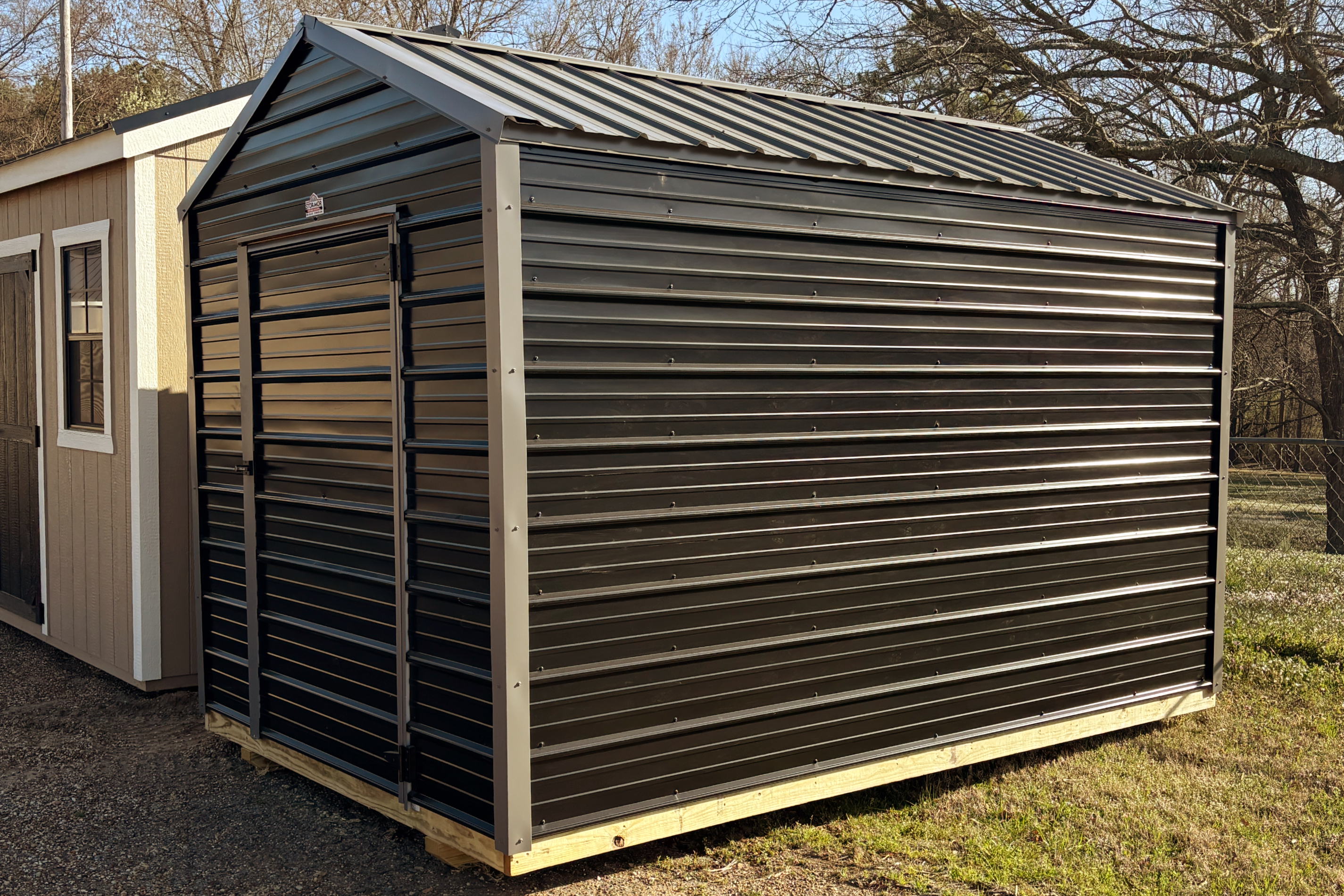 8x12 Metal Utility Shed