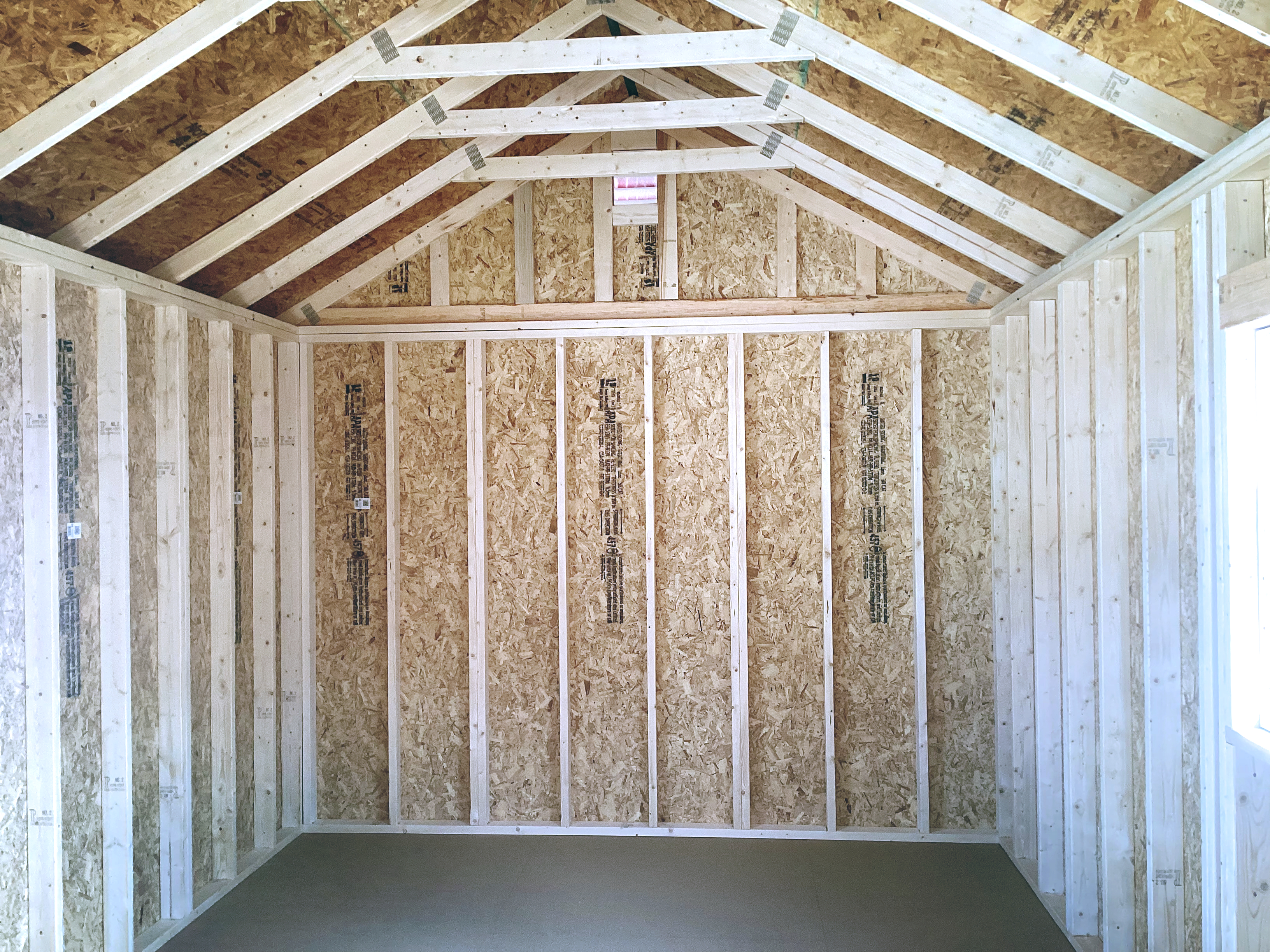 12x20 Storage Shed – Rent-to-Own Available - Red