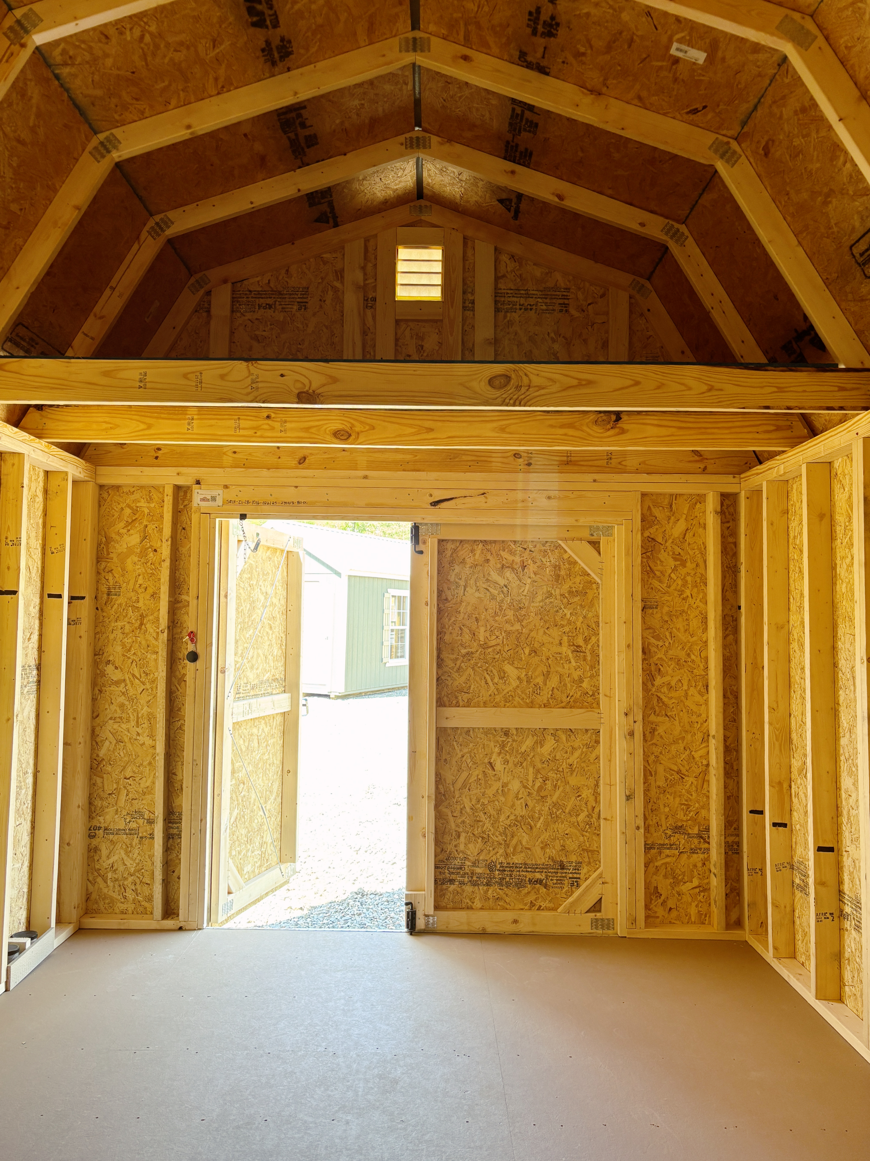 10x16 Lofted Barn Storage Shed – Rent-to-Own Available