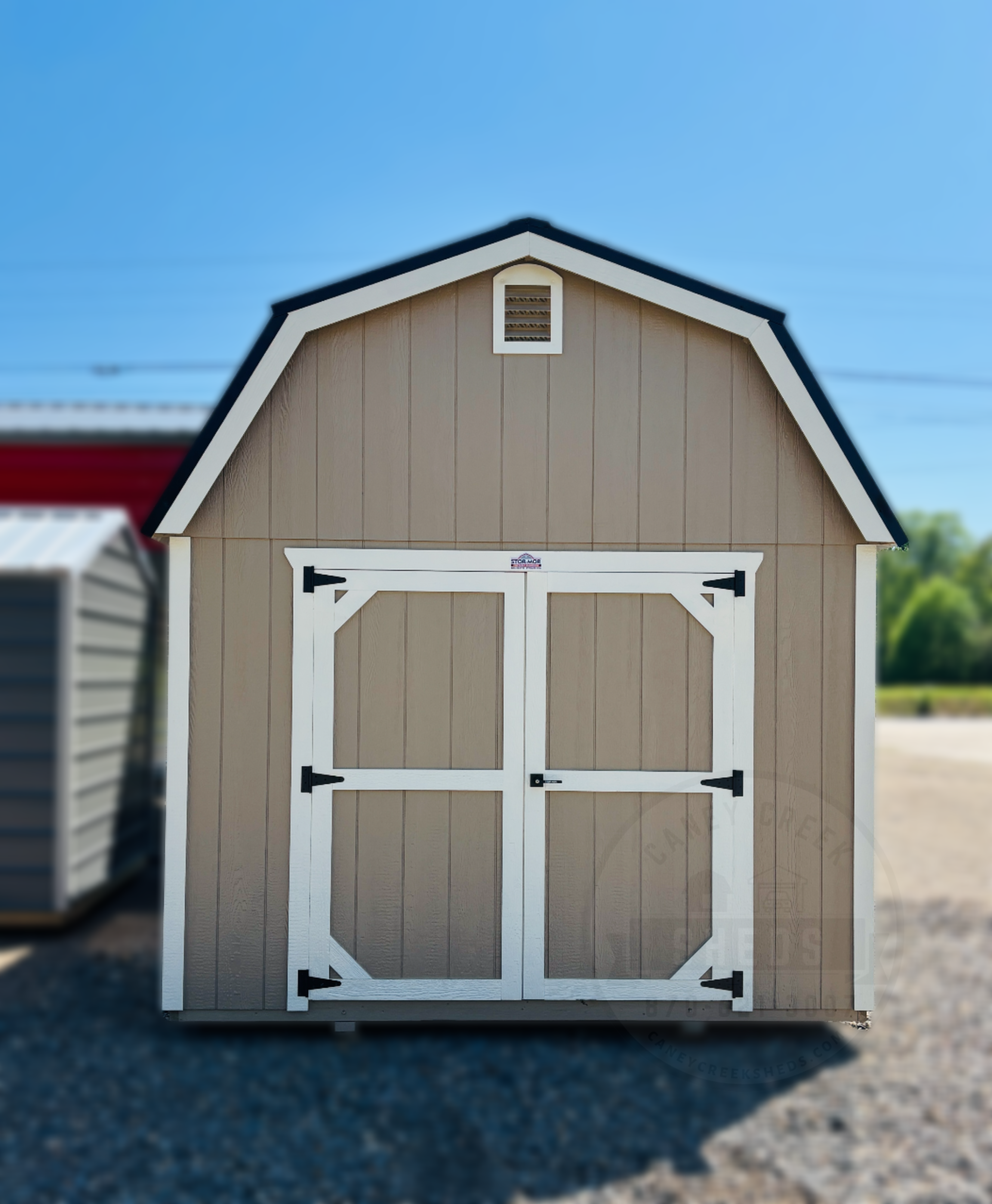 10x16 Lofted Barn Storage Shed – Rent-to-Own Available