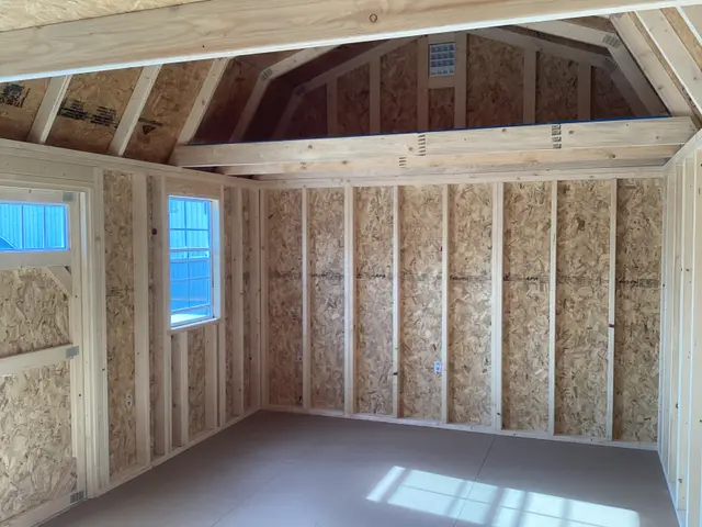 12x20 Side Lofted Barn Shed for Sale 