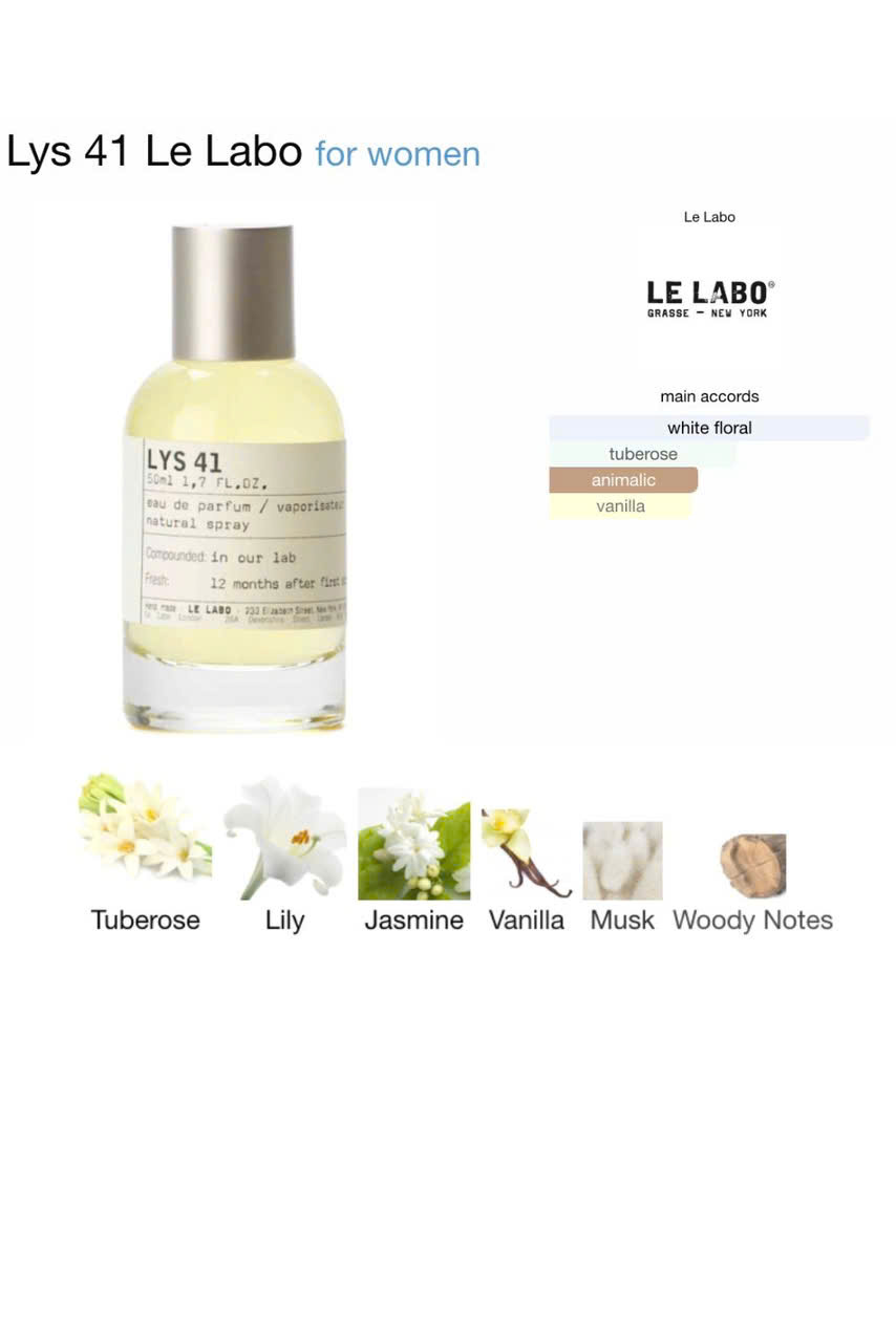 Nước Hoa Le Labo Lys 41
