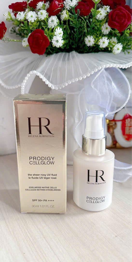 Kem Chống Nắng Helena Rubinstein Prodigy Cellglow The Sheer Rosy UV Fluid SPF 50