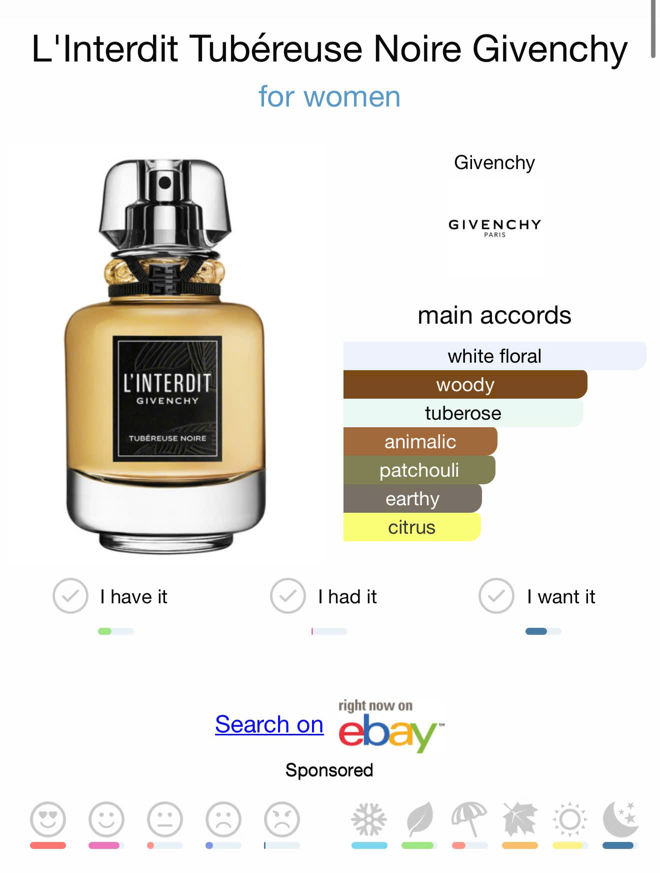 Nước Hoa Givenchy L'Interdit Tubereuse Noire 2024