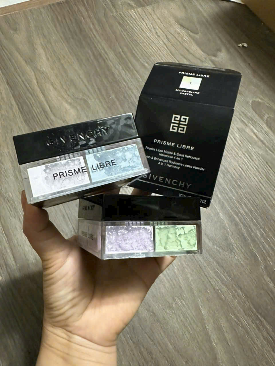 Phấn Bột Givenchy Prisme Libre Mousseline Pastel 4x3g