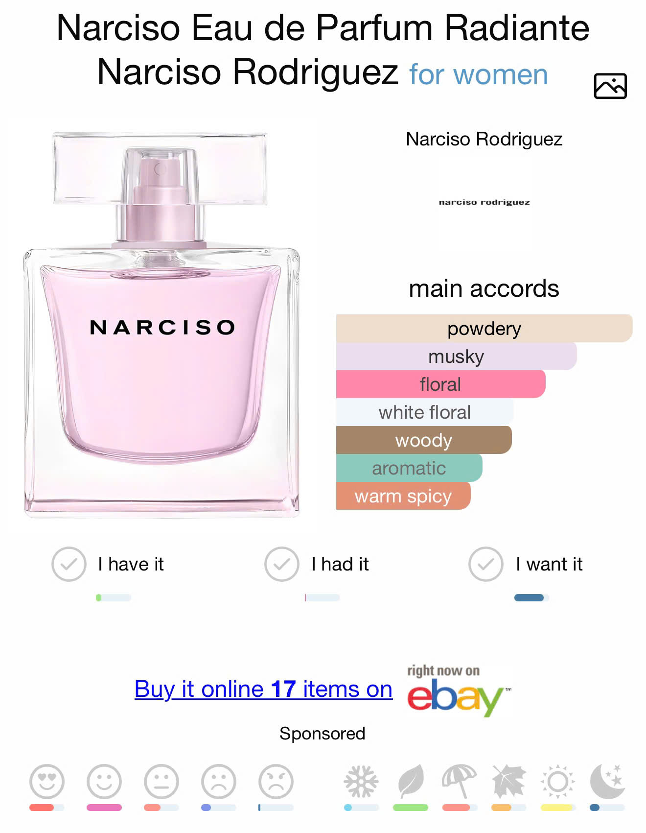 Nước Hoa Narciso Rodriguez Radiante Edp 2025