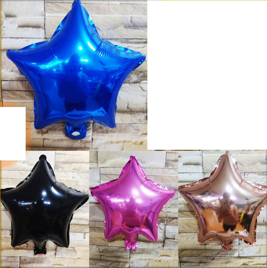 Globos en forma de estrella