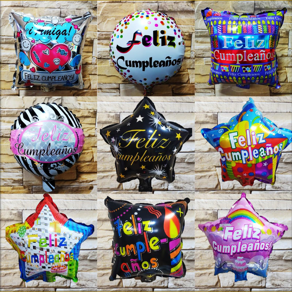 Globos Feliz Cumpleaños