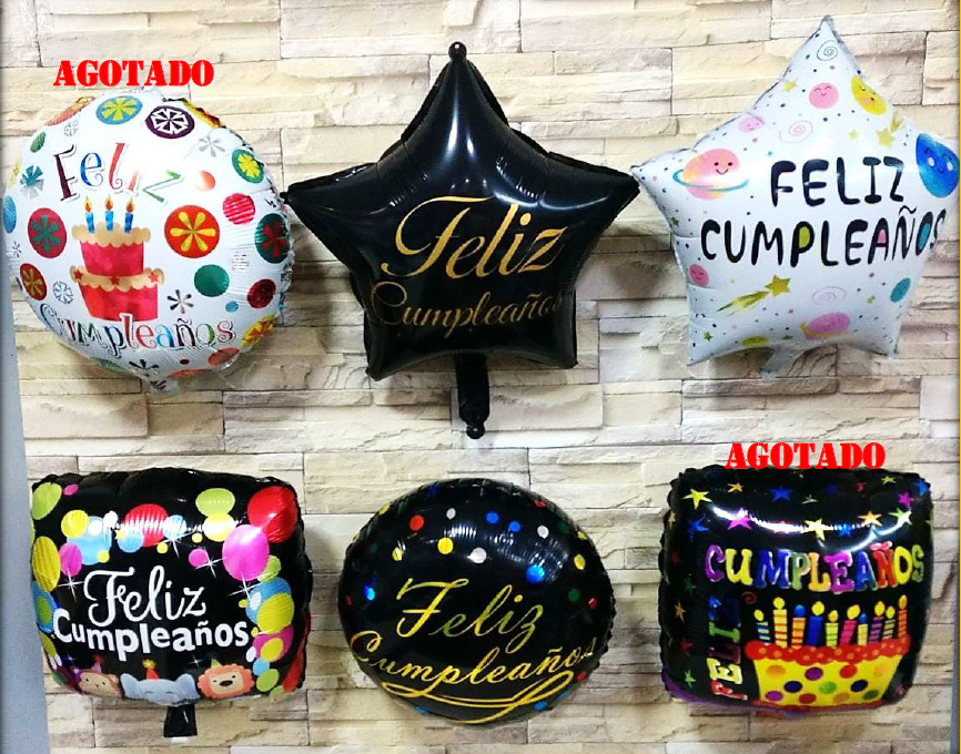 Globos de Feliz Cumpleaños