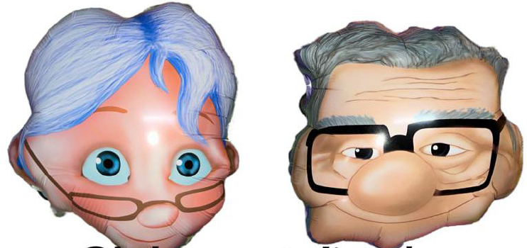 Globos Decorativos de Pareja de Abuelos Up