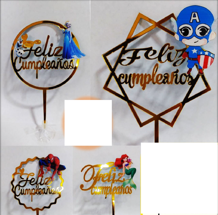 Decoraciones de cumpleaños con personajes animados