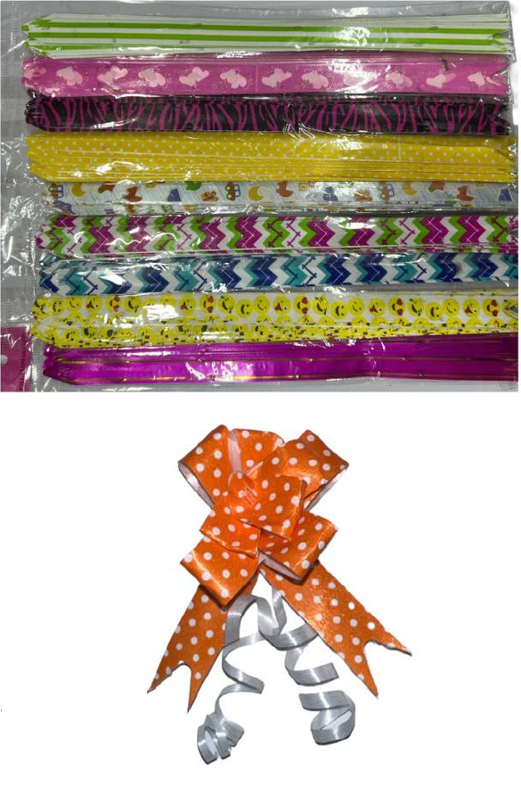 Moños decorativos de colores 27 cm