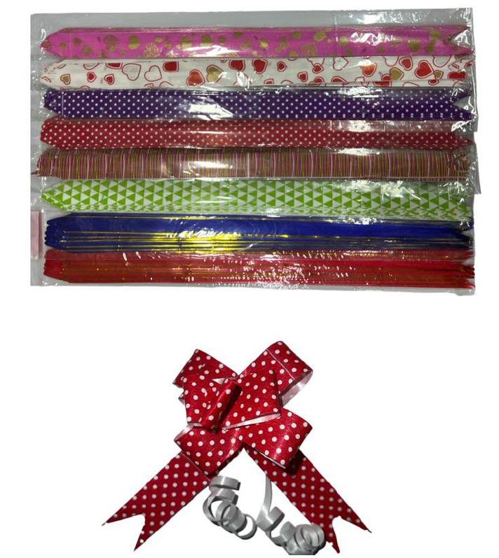 Moños decorativos de colores 34 cm