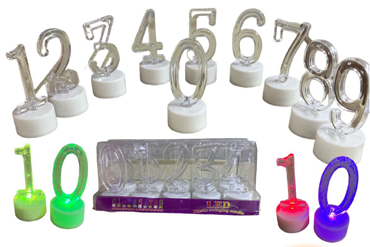 Números LED decorativos