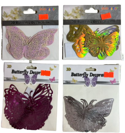 Decoración de mariposas 3D